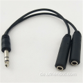 Stereo -Stecker zu Dual 6,35mm Splitter TRS -Kabeln